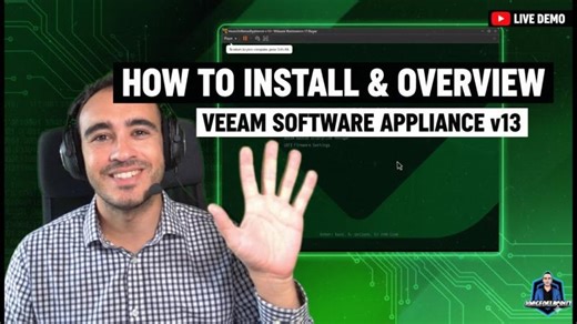 Veeam Software Appliance v13: Install, Configure &amp; Conquer! (Full Guide) | Brian Carsten