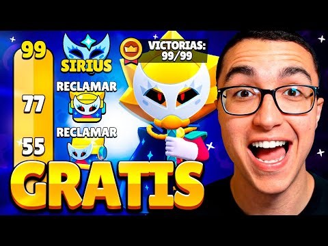 SUPERCELL me REGALA a SIRIUS por GANAR 99 PARTIDAS en BRAWL STARS