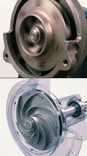 Inside an Industrial Pump (Real vs 3D) #shorts #engineering #mechanical #industrial #pump #realvs3d
