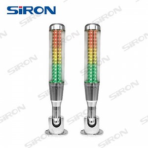 [Hot Item] Siron D022 LED Signal Tower Light Alarm Signal Lamp Stacked 3 Colors 24V/DC LED Lights for CNC Machine