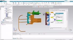 PDPS软件模型运动机构制作：焊装夹具运动机构制作方法