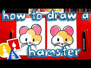 How To Draw The Cute Hamster Emoji - Videos For Kids