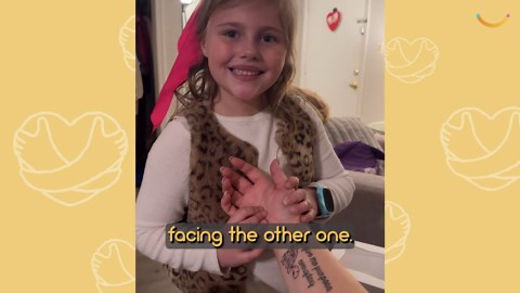 Mom surprises daughter by getting tattoo of her artwork | Happily TV