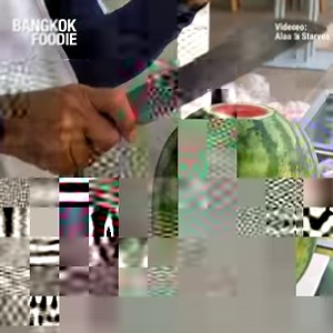 Check out Bangkok’s very own fruit ninja! 🍉 | Bangkok Foodie