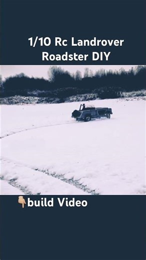 Rccar Landrover Roadster Superscale scratchbuild Rockcrawler #diy #rccar #shorts #handcrafted