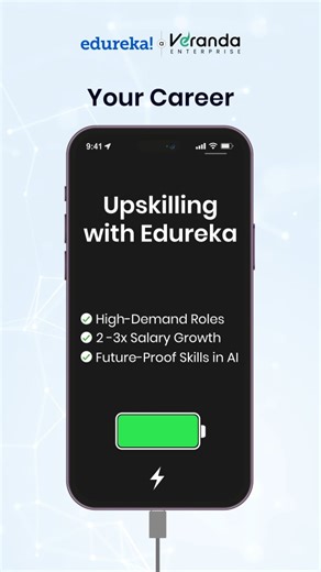 AI is the future..are you ready for it? 🤖 Upskill with industry experts & real projects. 👉 Learn AI with Edureka - Link In Bio #LearnAI #UpskillWithEdureka #ArtificialIntelligence | edureka