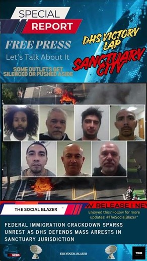 Riots Erupt After Feds Execute Largest Immigration Enforcement Operation #DHS #ICE #Breaking