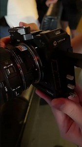 The Nikon ZR uses two adapters to use Canon lenses: the E-Z adapter and the MC-11 adapter. #nikon...