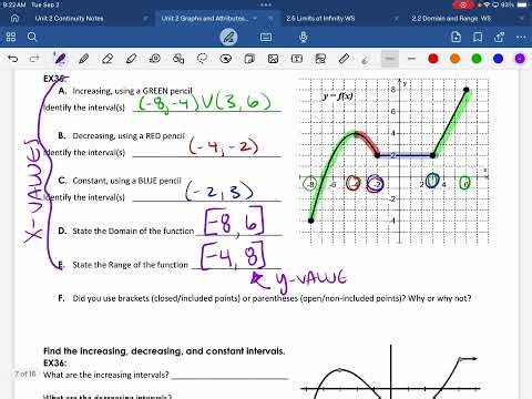 2.3 Intercepts and Inc/Dec Part 1