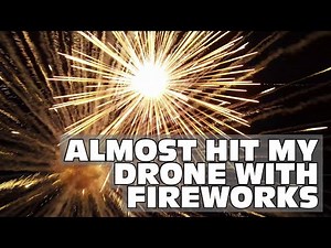 Shooting TWO 10" shells and almost killing my drone with fireworks