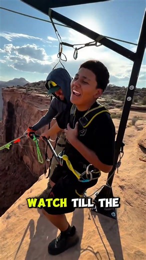 What made this Kid Fearless on this Dangerous Cliff? 😳🏔️