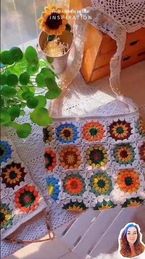 Crochet a Colorful Granny Square Bag for Summer 🌼 | DIY Handmade Tote