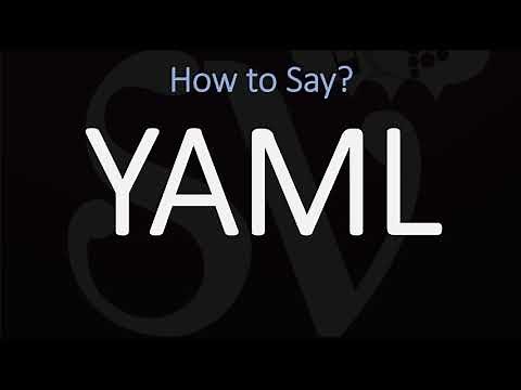How to Pronounce YAML? (CORRECTLY)