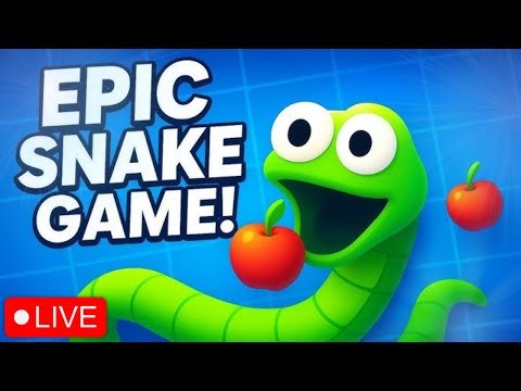 🔴 LIVE Playing Google Snake Game -Can I Beat The High Score? 🐍🔥