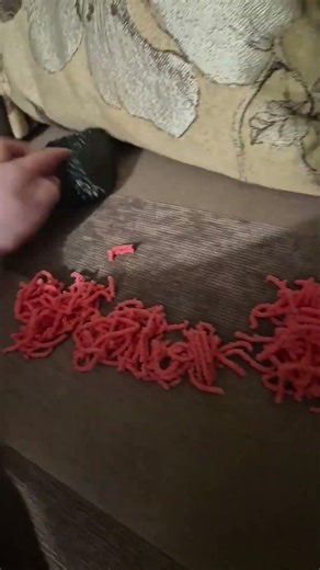 monster getting pushed to guts