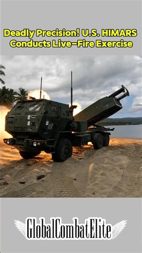 Deadly Precision! U.S. HIMARS Conducts Live-Fire Exercise #military