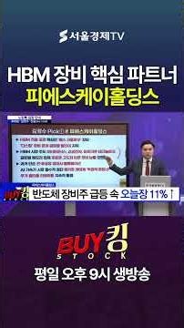 HBM 장비 핵심 파트너 '피에스케이홀딩스'