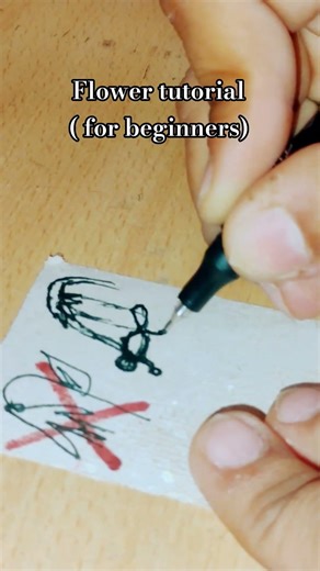 flower tutorial for beginners #art #arttutorial #tutorial #artclass #draw #painting #sketch #flower
