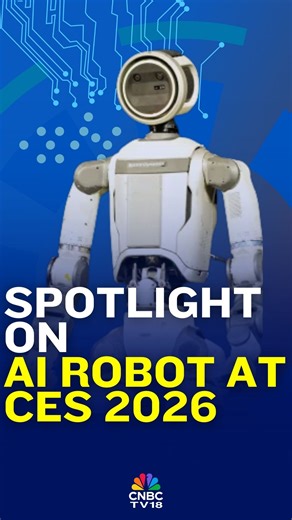 Hyundai-owned Boston Dynamics debuted its next-gen Atlas humanoid robot at the Consumer Electronics Show (CES) in Las Vegas. Atlas features human-scale hands with tactile sensing & can lift weight up to 50 kg (110 pounds) The robot can also operate autonomously & is designed to function in industrial environments. #Watch #AtlasRobot #BostonDynamics #Hyundai #CES2026 #HumanoidRobot #AI #Robotics #Automation #FutureOfWork #TechInnovation #CNBCTV18Digital | CNBC-TV18