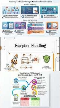 When To Use Exception Handling Computer Science 9618 B