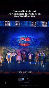 Relaxed Performance 🎠 The cast of Cinderella at Grand Opera House York, including Lisa George (Coronation Street) & Tobias Turley (winner of ITV’s Mamma Mia! I Have A Dream), came on stage before the show to introduce themselves and their characters to the audience💫 Relaxed Performances are an adjusted version of the show designed to welcome people, particularly those with additional needs or very young children, to enjoy the show in a sensory friendly environment ☁️ Loud flashes and bangs are