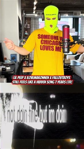 Lil Peep x ILoveMakonnen x FallOutBoys still Feels like a hidden song 7 years ltr!