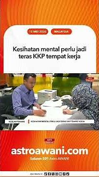 Kesihatan mental perlu jadi teras KKP tempat kerja