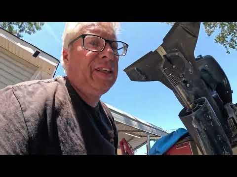 Johnson Evinrude 150XP Reinstalling Lower Unit, Water Pump Replacement, Compression Test & Water Tub