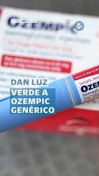 Canadá aprueba genérico de Ozempic; bajará costo del tratamiento de diabetes #shorts