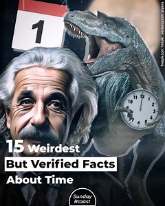 719K views · 6.1K reactions | Time is a dimension we’re acutely aware of even if it seems like we aren’t. | Sunday Roast | Facebook