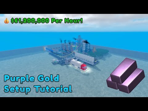 Purple Gold Setup Tutorial | Industrialist Roblox
