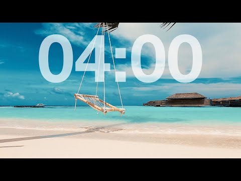 4 Minute Timer with gentle alarm ⏰ | NO MID-ROLL ADS