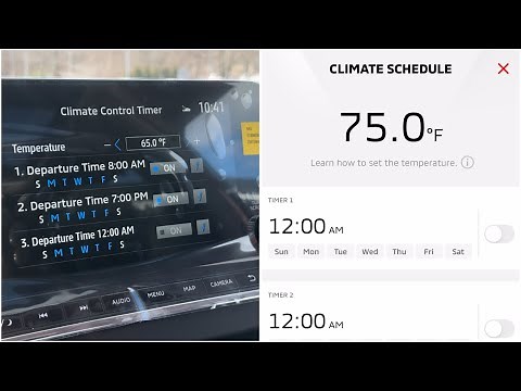 How To: Setting Climate and Charging Schedules on the 2024 Outlander Plug-In Hybrid (PHEV)