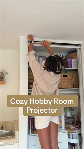 Enhancing Your Cozy Hobby Room with a Projector