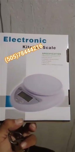 en este video muestro una pesa gramera báscula para cocina o balanza digital