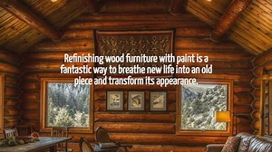 How To Refinish Wood Furniture With Paint