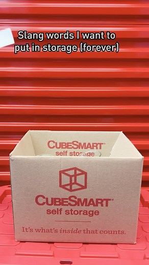 Do we need these phrases anymore? Drop them in storage for later 👋 #CubeSmart #storage #throwback #storageunit | CubeSmart Self Storage