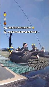 5️⃣ most INTENSE moments so far this season! 😱 #SailGP #sailing #racing