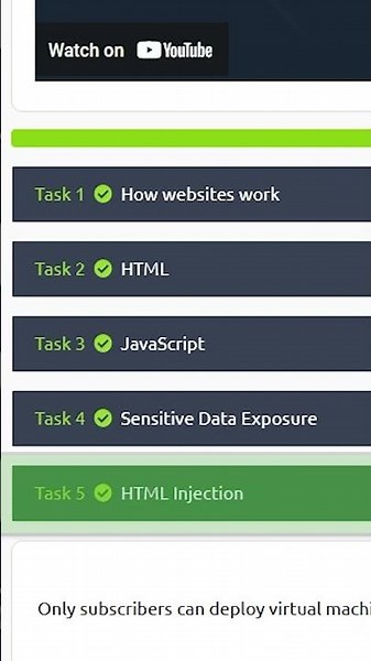 HTML Injection | Answer the Questions Below Series #shorts #thm #tryhackme