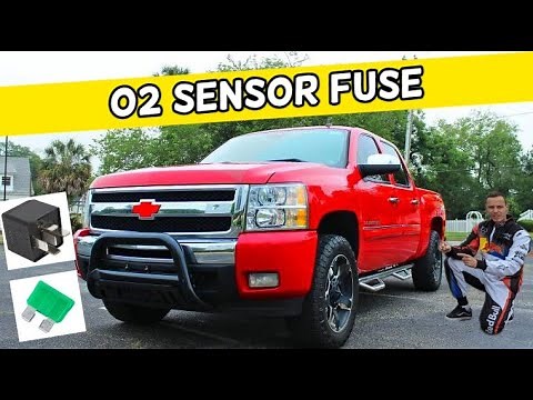 CHEVROLET SILVERADO O2 SENSOR FUSE LOCATION 2006 2007 2008 2009 2010 2011 2012 2013