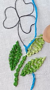 Embroidery flower trees 💐 | Basic Embroidery ABC