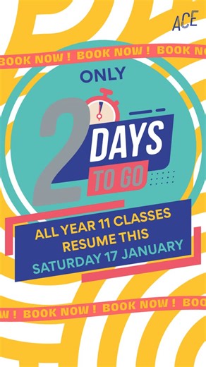 ACE Specialist Tuition on Instagram: "📢Calling all 2026 Year 11 Students! If you aren't already enrolled, NOW is the time to join ACE! Classes in Bio, Eco, Chem, Phys and Ext 1 Maths launch from this Saturday 17 January!⁠ ⁠ Get going on Module 1 (Term 1) content in our Standard Classes or leap ahead to Module 2 with our Accelerated Classes! Not sure which class you need🤔- Contact us today to find out more!⁠ ⁠ Find our 2026 January Timetable and Class Booking Form in our link in bio!"