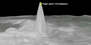 On the surface of the Moon "there are buildings up to five kilometers high" (Video)