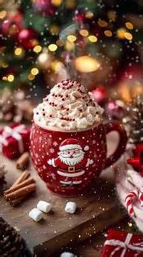cozy christmas hot chocolat with chantilly #christmas #wonderfulchristmastime #xmas