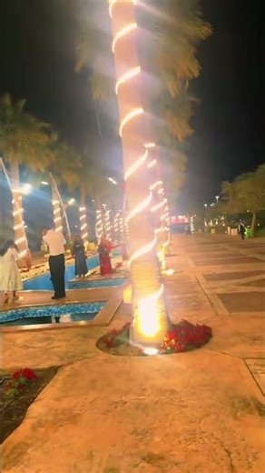 Dammam city beautiful park and light #foryou #views #viral