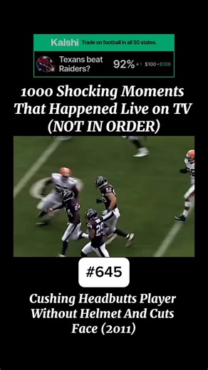 Caught Live on Instagram: "The incident occurred during an NFL game on November 6, 2011, when the Houston Texans faced off against the Cleveland Browns at Reliant Stadium in Houston. The Texans were dominating the matchup, eventually winning 30-12, but the game is remembered for more than just the score. In the waning moments of the first half, following an interception of Browns quarterback Colt McCoy by Texans safety Glover Quin, tensions boiled over on the field. Brian Cushing, the Texans’ in
