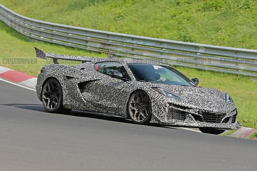 Chevy Corvette Zora Spied Testing with Big Wing, Possibly 1200-Plus HP