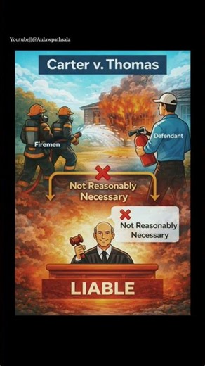 Carter V Thomas case in Necessity of tort #tort #allahabaduniversity #necessity #shorts #judgment