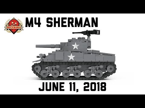 M4 Sherman - Allied Medium Tank (2018) - Custom Military Lego