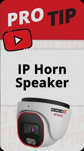 Pro Tip: IP Horn Speaker